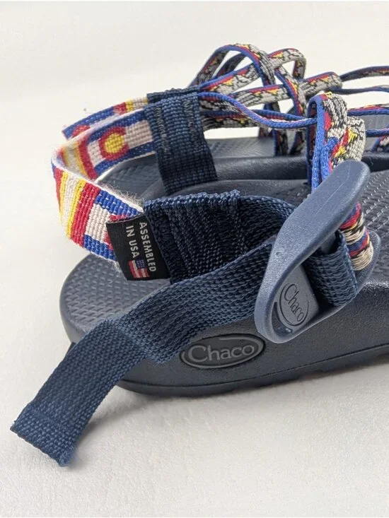 Chaco ZX/2 Yampa Colorado Sandal Womens 9 Blue Outdoor Strappy Water Hiking Shoe - Picture 12 of 16